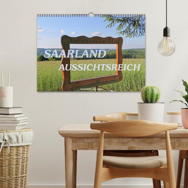 Produktbild: SAARLAND - AUSSICHTSREICH (Wandkalender 2027 DIN A3 quer), CALVENDO Monatskalender