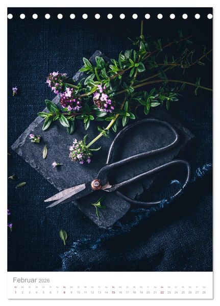 Produktbild: KITCHEN ART K&uuml;chen-Stillleben (Tischkalender 2026 DIN A5 hoch), CALVENDO Monatskalender