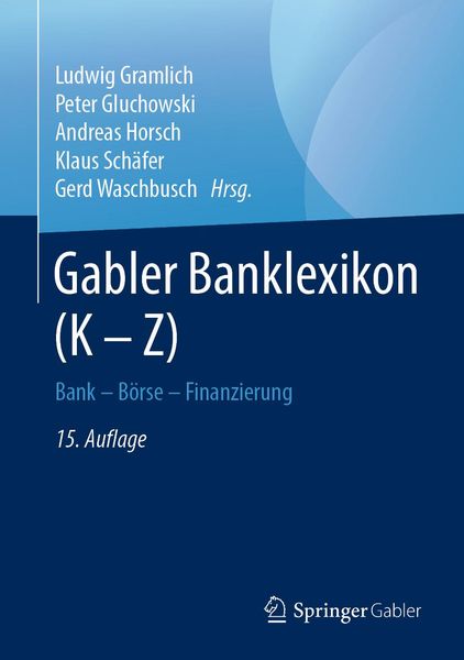 Produktbild: Gabler Banklexikon (K - Z)