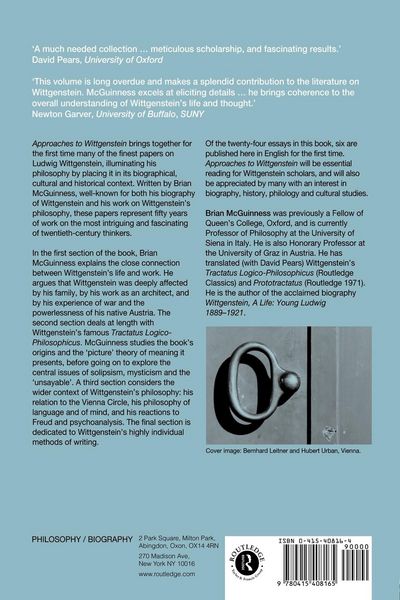 Produktbild: Approaches to Wittgenstein