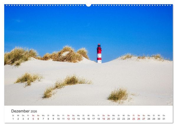 Produktbild: Amrum - Perle der Nordsee (hochwertiger Premium Wandkalender 2026 DIN A2 quer), Kunstdruck in Hochglanz