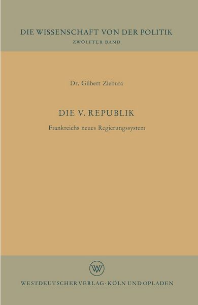 Produktbild: Die V. Republik