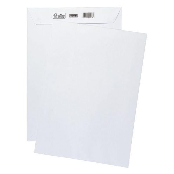 Produktbild: Idena Versandtaschen ohne Fenster haftklebend 100g/m&sup2; wei&szlig; DIN C4 10 St&uuml;ck