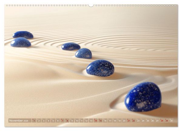 Produktbild: Farbenfrohe Wege zur Stille des Zen (Wandkalender 2026 DIN A2 quer), CALVENDO Monatskalender