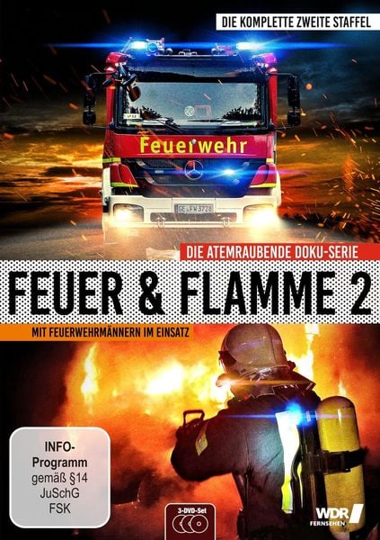 Produktbild: Feuer & Flamme - Mit Feuerwehrm&auml;nnern im Einsatz - Staffel 2 [3 DVDs]