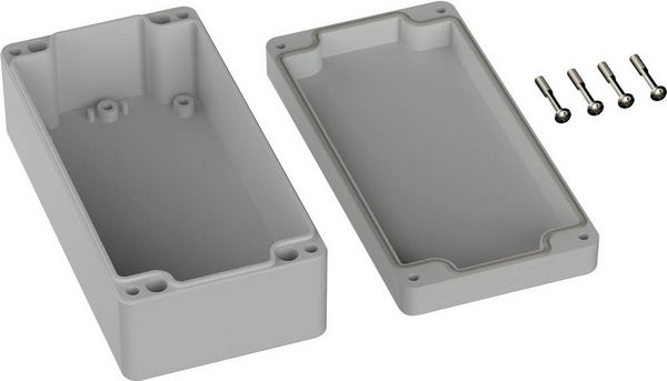 Produktbild: TRU COMPONENTS TC-9065472 Outdoor-Geh&auml;use 160 x 80 x 55 Polycarbonat Lichtgrau (RAL 7035) 1 St.
