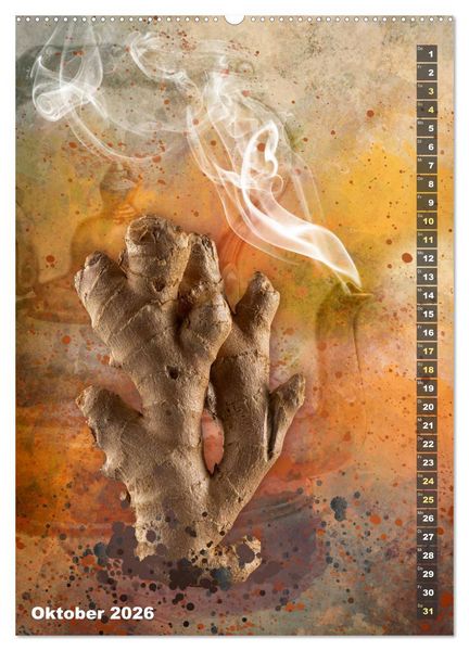 Produktbild: kochKUNST Verliebt in Omas K&uuml;che (Wandkalender 2026 DIN A2 hoch), CALVENDO Monatskalender