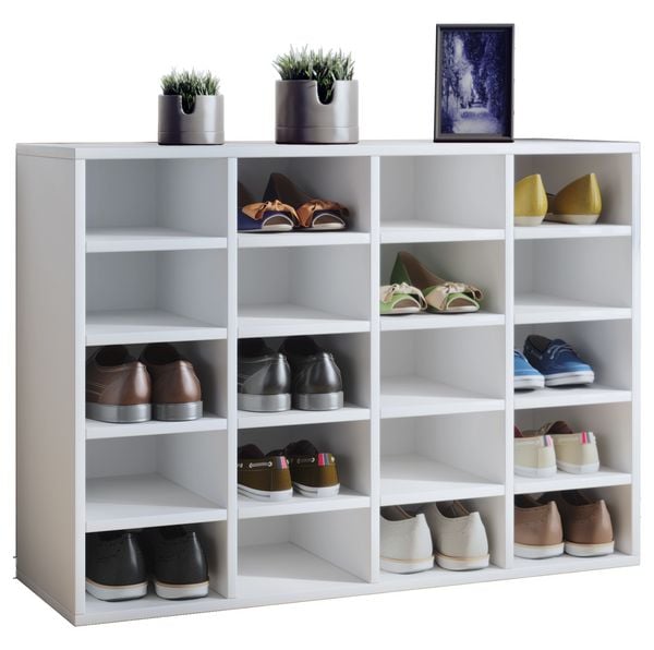 Produktbild: Holz Regal Schuhschrank Schuhregal Hinsol L