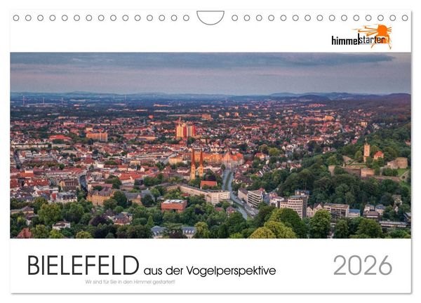 Produktbild: BIELEFELD aus der Vogelperspektive (Wandkalender 2026 DIN A4 quer), CALVENDO Monatskalender