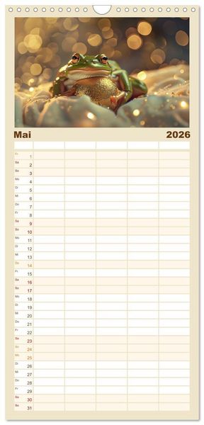 Produktbild: Familienplaner 2026 - Einfach mal abh&auml;ngen mit 5 Spalten (Wandkalender, 21 x 45 cm) CALVENDO