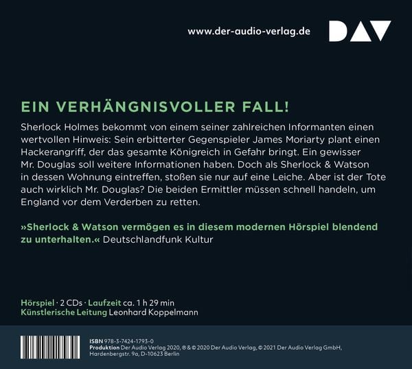 Produktbild: Sherlock & Watson – Neues aus der Baker Street: Duell im Vermissa Valley oder Das Tal der Angst (Fall 9)