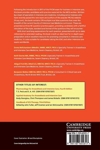 Produktbild: Multiple True False Questions for the Final FFICM