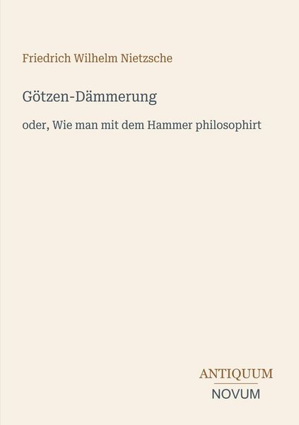 Produktbild: G&ouml;tzen-D&auml;mmerung
