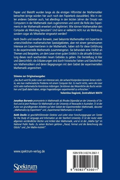 Produktbild: Experimentelle Mathematik
