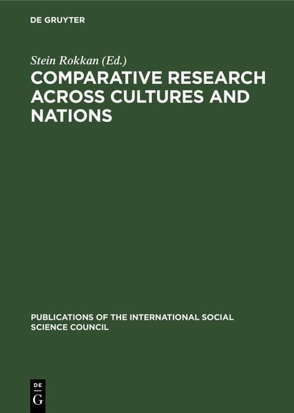 Produktbild: Comparative Research across Cultures and Nations