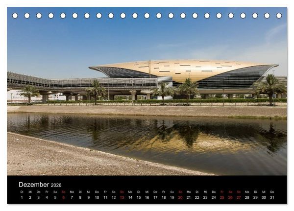 Produktbild: Faszination Dubai (Tischkalender 2026 DIN A5 quer), CALVENDO Monatskalender