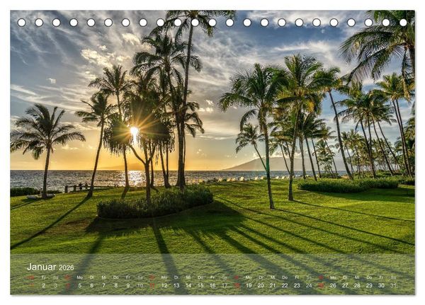 Produktbild: Hawaii - Maui Trauminsel im Pazifik (Tischkalender 2026 DIN A5 quer), CALVENDO Monatskalender