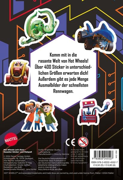 Produktbild: Hot Wheels&trade; Let's Race: Rasanter Sticker- und Malspa&szlig;