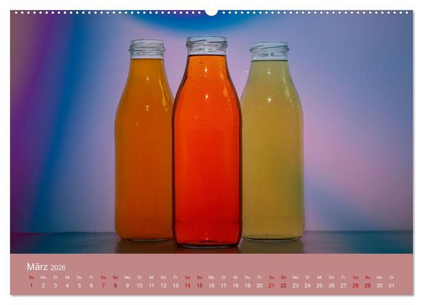 Produktbild: Die gute alte Milchflasche (hochwertiger Premium Wandkalender 2026 DIN A2 quer), Kunstdruck in Hochglanz