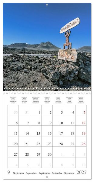 Produktbild: Canary Islands - Volcanic Beauties (Wall Calendar 2027 12 &times; 12 Inch) CALVENDO 12 Month Wall Calendar