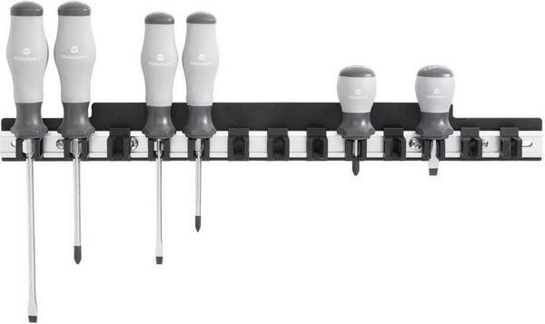 Produktbild: TOOLCRAFT 88 68 87 Alu-Schraubendreherleiste (L x B) 435mm x 48mm 1St.