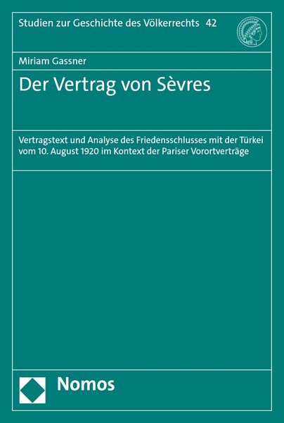 Produktbild: Der Vertrag von S&egrave;vres