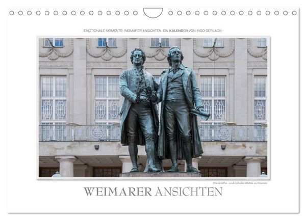 Produktbild: Emotionale Momente: Weimarer Ansichten. (Wandkalender 2026 DIN A4 quer), CALVENDO Monatskalender