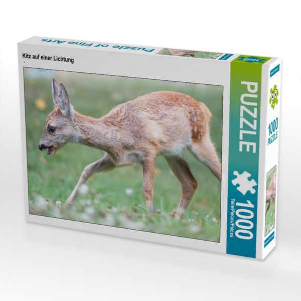 Produktbild: CALVENDO Puzzle Kitz auf einer Lichtung | 1000 Teile Lege-Gr&ouml;&szlig;e 64x48cm Foto-Puzzle f&uuml;r gl&uuml;ckliche Stunden