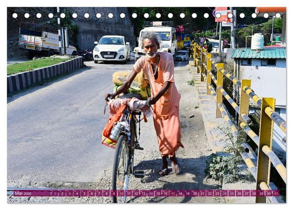Produktbild: Char Dham - hinduistische Pilgerreise im Himalaya (Tischkalender 2026 DIN A5 quer), CALVENDO Monatskalender