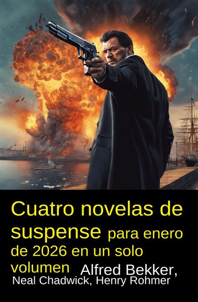 Produktbild: Cuatro novelas de suspense para enero de 2026 en un solo volumen
