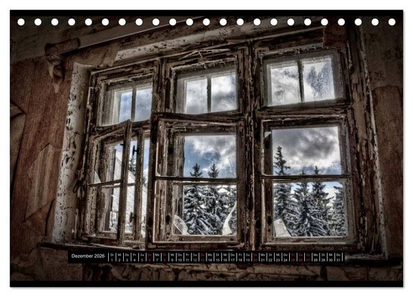 Produktbild: Lost Places, Vergessene Orte / AT-Version (Tischkalender 2026 DIN A5 quer), CALVENDO Monatskalender
