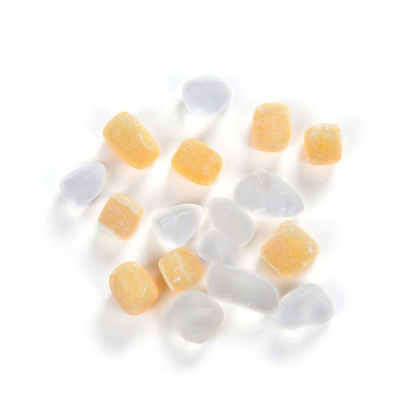 Produktbild: Wassersteine Mischung "Optimismus & Sonnenschein" in Metall-Geschenkdose