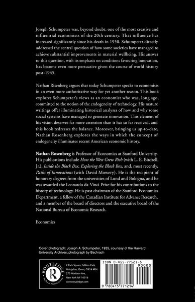 Produktbild: Schumpeter and the Endogeneity of Technology