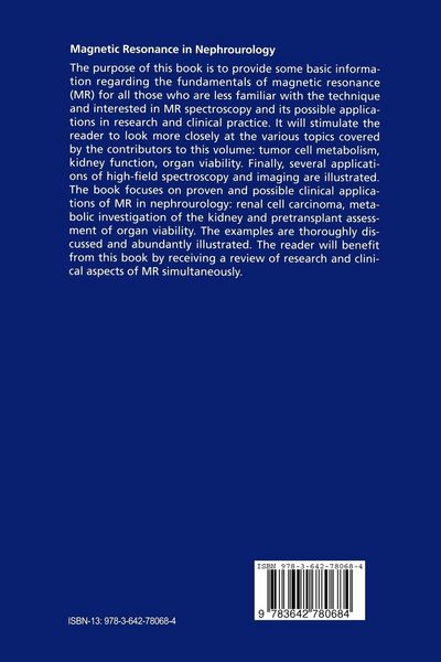 Produktbild: Magnetic Resonance in Nephrourology
