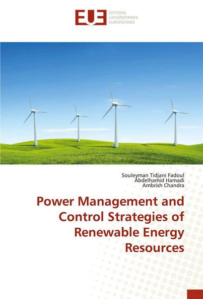 Produktbild: Power Management and Control Strategies of Renewable Energy Resources