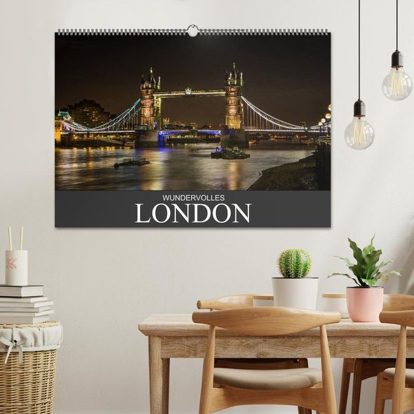 Produktbild: Wundervolles London (Wandkalender 2026 DIN A2 quer), CALVENDO Monatskalender