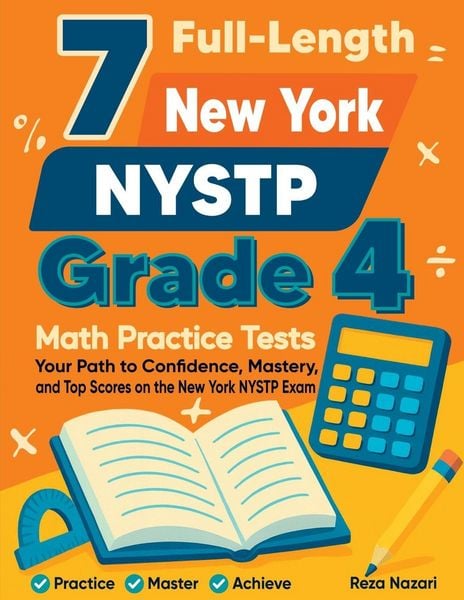 Produktbild: 7 Full-Length New York NYSTP Grade 4 Math Practice Tests