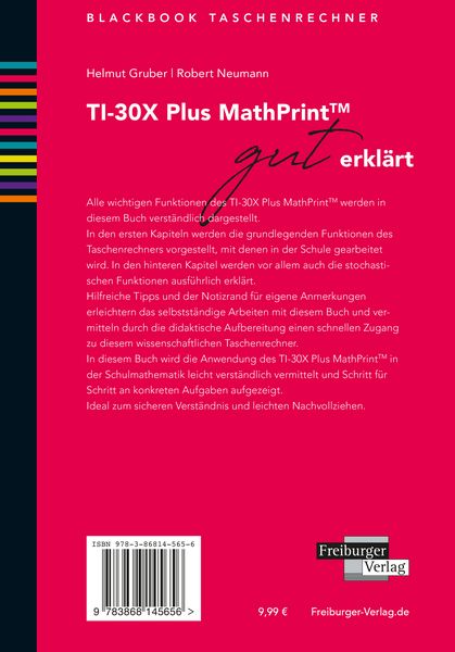 Produktbild: TI-30X Plus MathPrint gut erkl&auml;rt