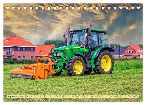 Produktbild: Landwirtschaft - Hightech und Handarbeit (Tischkalender 2026 DIN A5 quer), CALVENDO Monatskalender