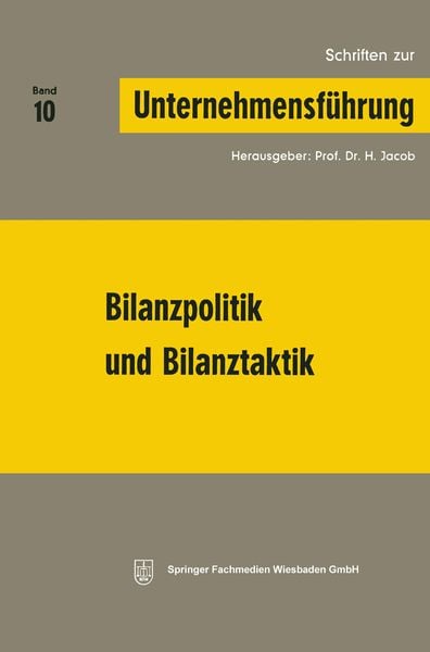 Produktbild: Bilanzpolitik und Bilanztaktik