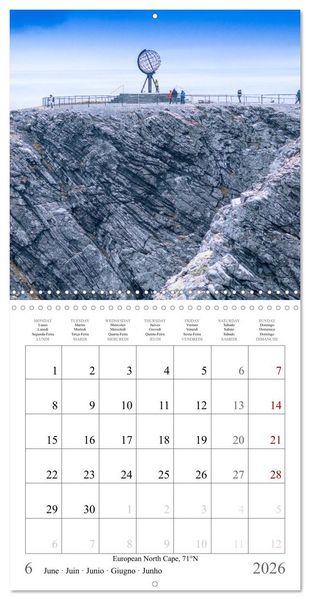 Produktbild: Trondheim, Troms&oslash;, Longyearbyen (Wall Calendar 2026 12 &times; 12 Inch) CALVENDO 12 Month Wall Calendar