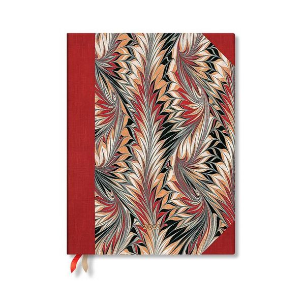 Agenda Paperblanks 2026 - Fiammetta, 12 Meses, Tapa Flexible, Elástico De Cierre, 432 Páginas