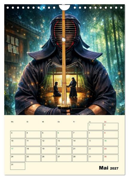 Produktbild: Seele des Kriegers (Wandkalender 2027 DIN A4 hoch), CALVENDO Monatskalender