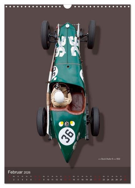 Produktbild: Legenden des Rennsports, Historic Grand Prix Cars 1925-1960 (Wandkalender 2026 DIN A3 hoch), CALVENDO Monatskalender