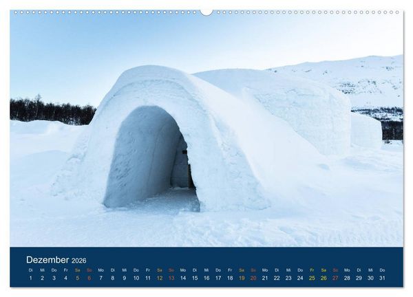 Produktbild: Troms&ouml;, eisiges Nord-Norwegen (hochwertiger Premium Wandkalender 2026 DIN A2 quer), Kunstdruck in Hochglanz