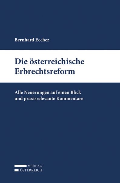 Produktbild: Die &ouml;sterreichische Erbrechtsreform