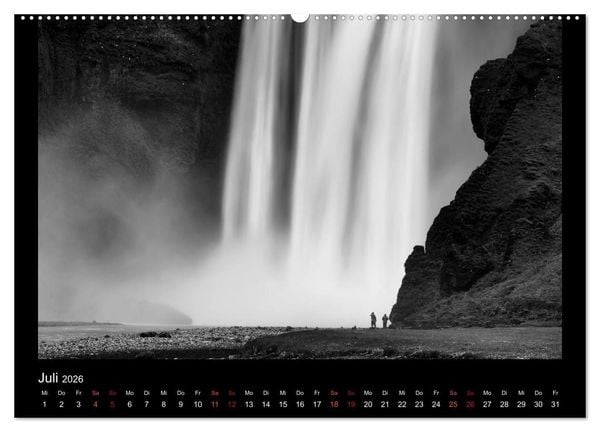 Produktbild: Soultouch - Schwarzwei&szlig; Landschaften, die die Seele ber&uuml;hren (Wandkalender 2026 DIN A2 quer), CALVENDO Monatskalender