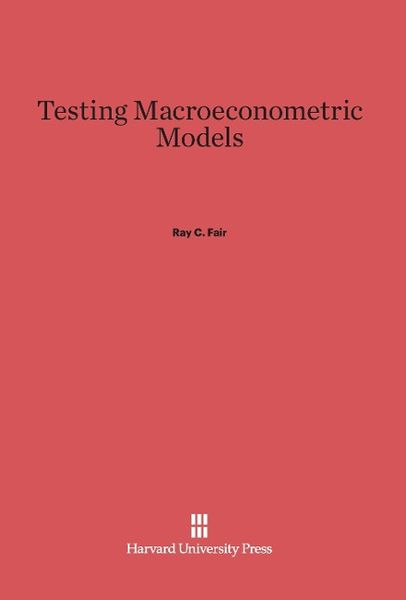 Produktbild: Testing Macroeconometric Models