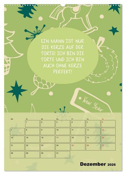 Produktbild: K&ouml;nigin &uuml;ber alles! Typokalender f&uuml;r starke Frauen (hochwertiger Premium Wandkalender 2026 DIN A2 hoch), Kunstdruck in Hochglanz