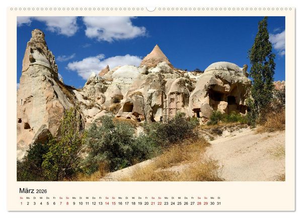 Produktbild: Kappadokien, im Land der Feenkamine (Wandkalender 2026 DIN A2 quer), CALVENDO Monatskalender